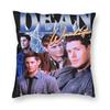 Supernatural Angel Pillowcase Printing Polyester Cushion Cover Decor Mark of Cain Throw Pillow Case Cover Seater Square Xcm