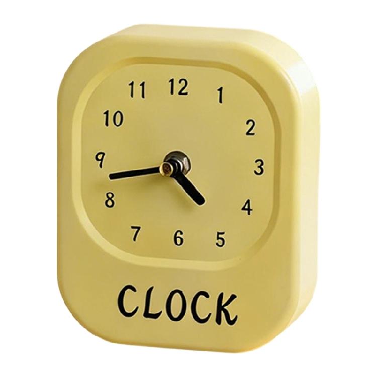 

Battery Operated Desk Clocks Silents No Ticking Analog Small Clock Decorative Tabletop Clock for Bedside Bedroom Kitchen