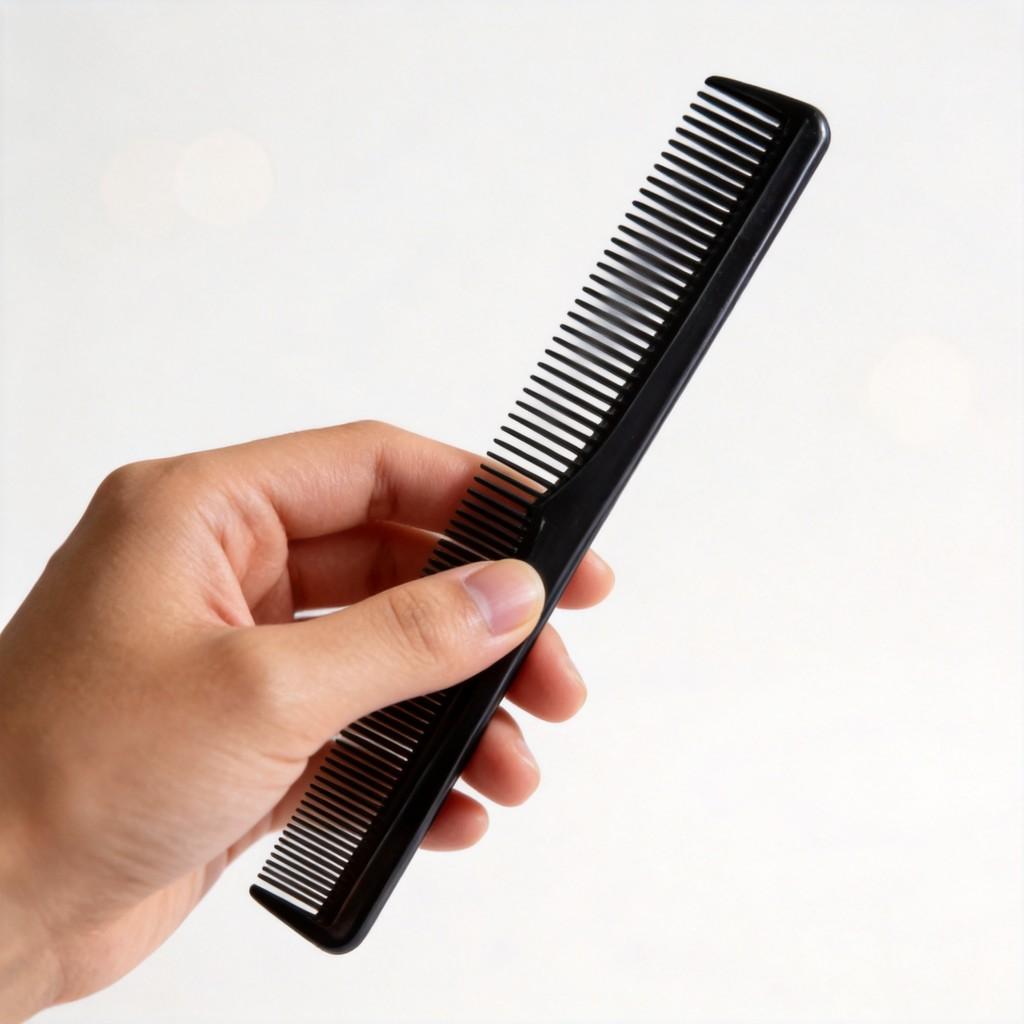 Plastic Hair Comb With Double Head Design For Hotel Use And Frizz Control