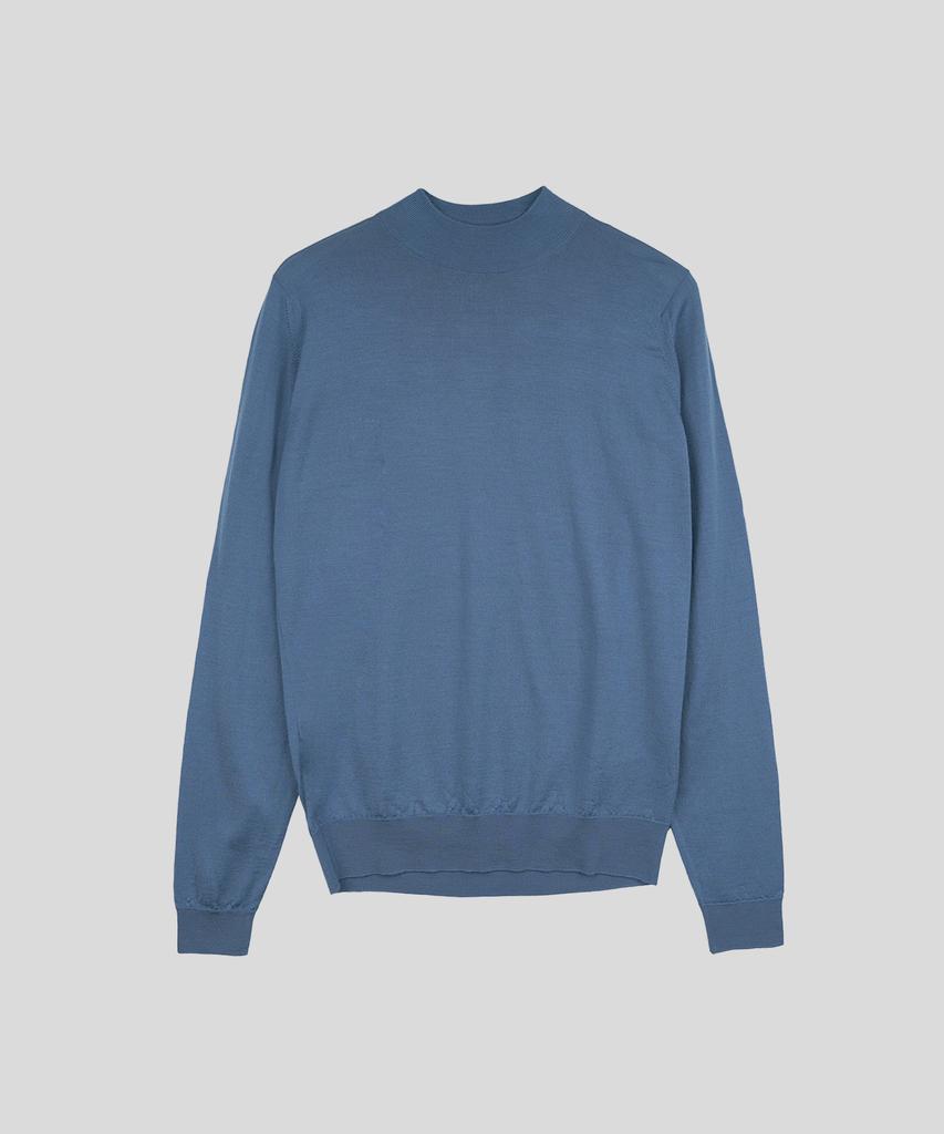 Jonseumedeulli Harcourt Merino Wool Mock Neck Knit Heritage Two 8 Colors