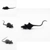 Unique Mini Mouse Toy Model For Pranks And Halloween Fun Plastic Material 9cm Size