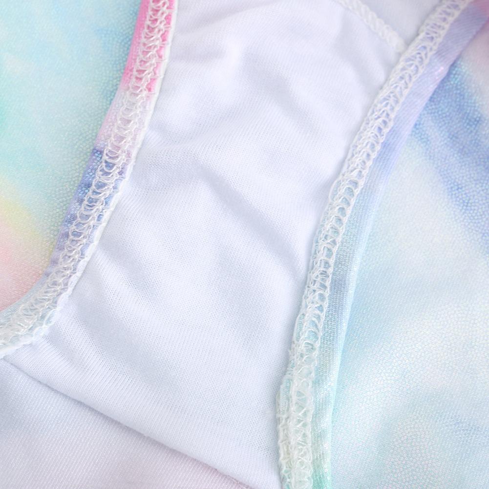 Barn Flickor Ärmlös Glänsande Paljett Gymnastik Balett Dans Dräkt Bodysuit Jumpsuit Ärmlös Dräkt Skridskoåkning Danskläder