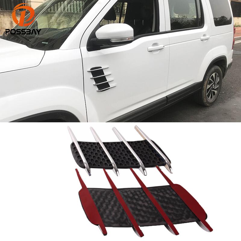 

Универсальный ABS автомобильный декор 3D Shark Grilles Air Fender Sticker Auto Side Door Stickers Intake Turbon Bonnet Vents