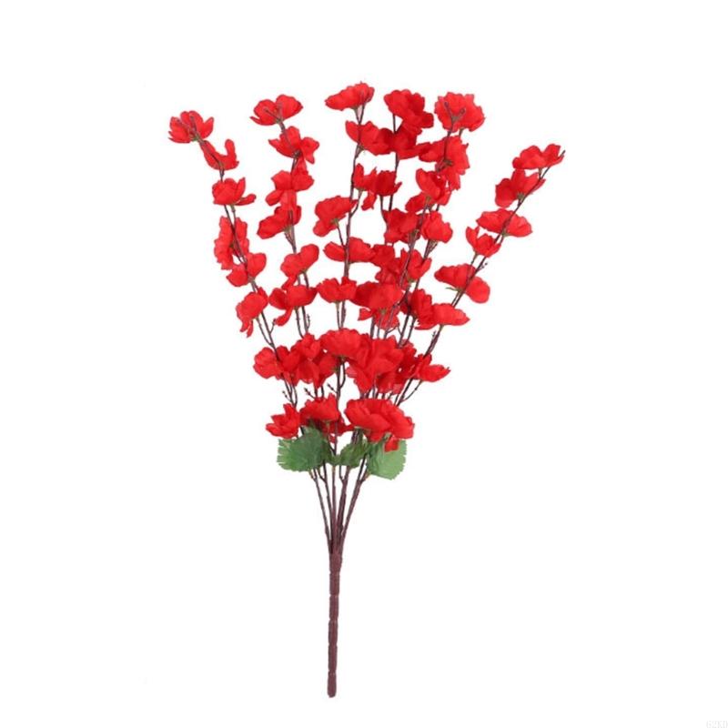62KD 7 Forks Spring Simulation Artificial Flowers Silk Flower Home Flower Arrangement