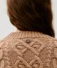DEPOUND Cable Semi-Crop Pullover [Oatmeal]
