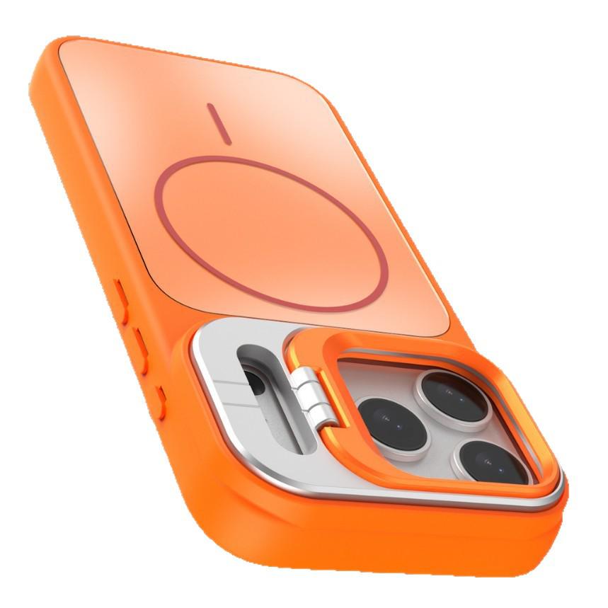 

Magnetic Matte Phone Case for iPhone 17 Pro Max with Lens Stand and Drop-Proof Protection 14plus