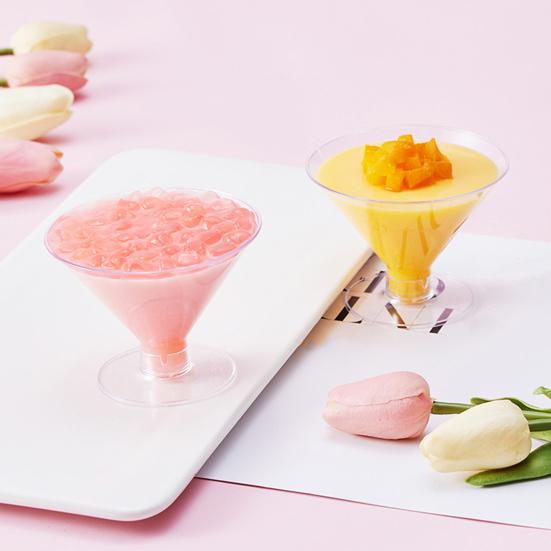 10 ks Jednorázová sada sklenic na Martini Plastová koktejlová sklenice na večírky Svatby Dezerty Průhledné sklenice na koktejly Šampaňské Zmrzlinu