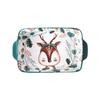 Cute Cartoon Deer Ceramic Rectangular Baking Dish