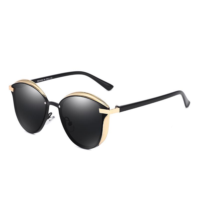 Retro Cat Eye Polarized Sunglasses: European and American Fashion with UV Protection
