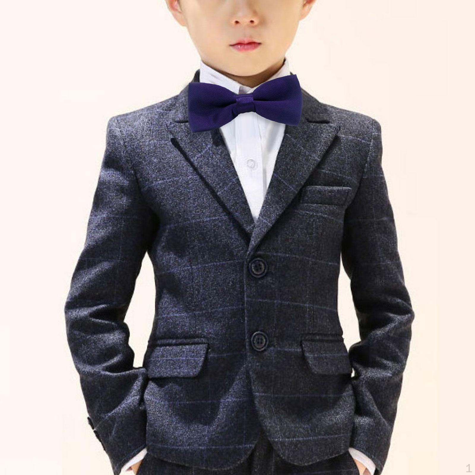 

Регульовані краватки-метелики Метелики на шию для хлопчиків. Дитячі новинки, попередньо зав’язані краватки фіолетовий