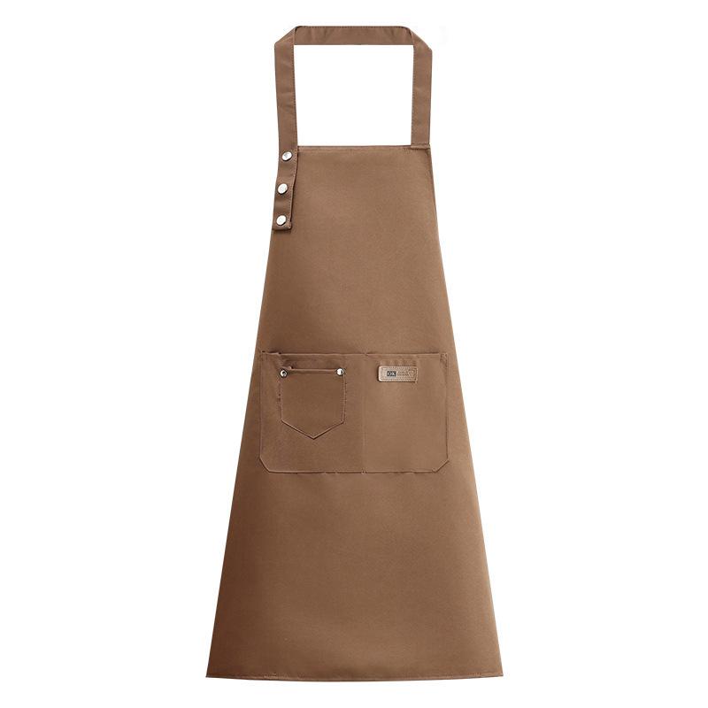 Unisex Japanese-Style Waterproof Oil-Proof Kitchen Apron with Custom Logo