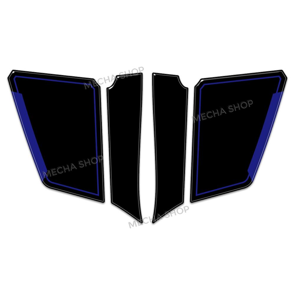 For XMax 300 XMAX125 Sticker Accessories 2023-2026 Side Tank Pad Sticker Protection Kit Waterproof Decal