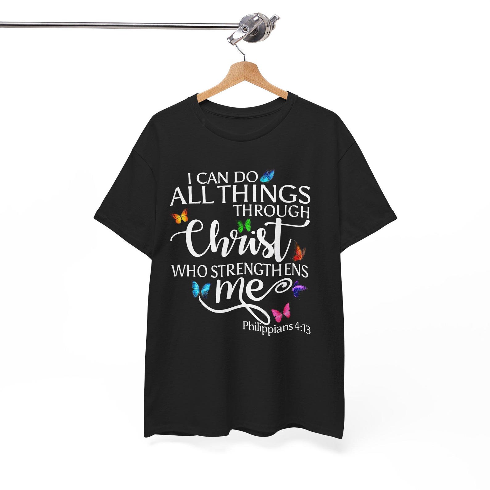 I Can Do All Things Through ChrisT shirt - Christian Faith Tee S