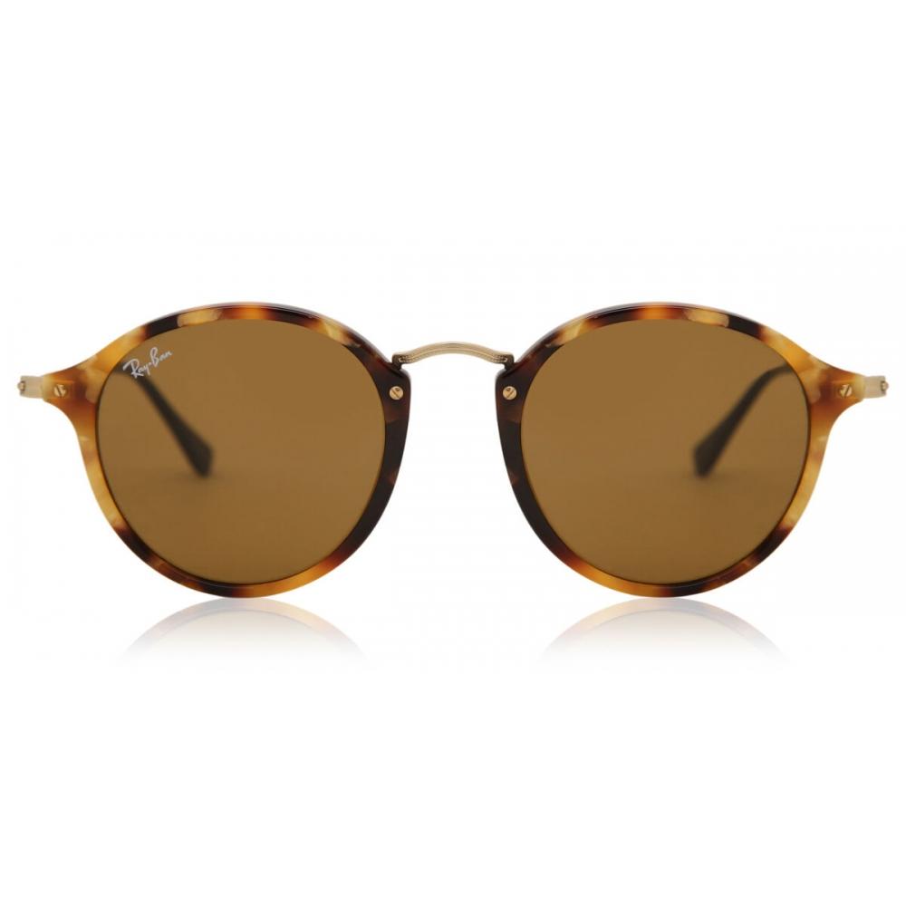 Ray Ban Rb2447 Round Fleck 1160 Unisex Sunglasses