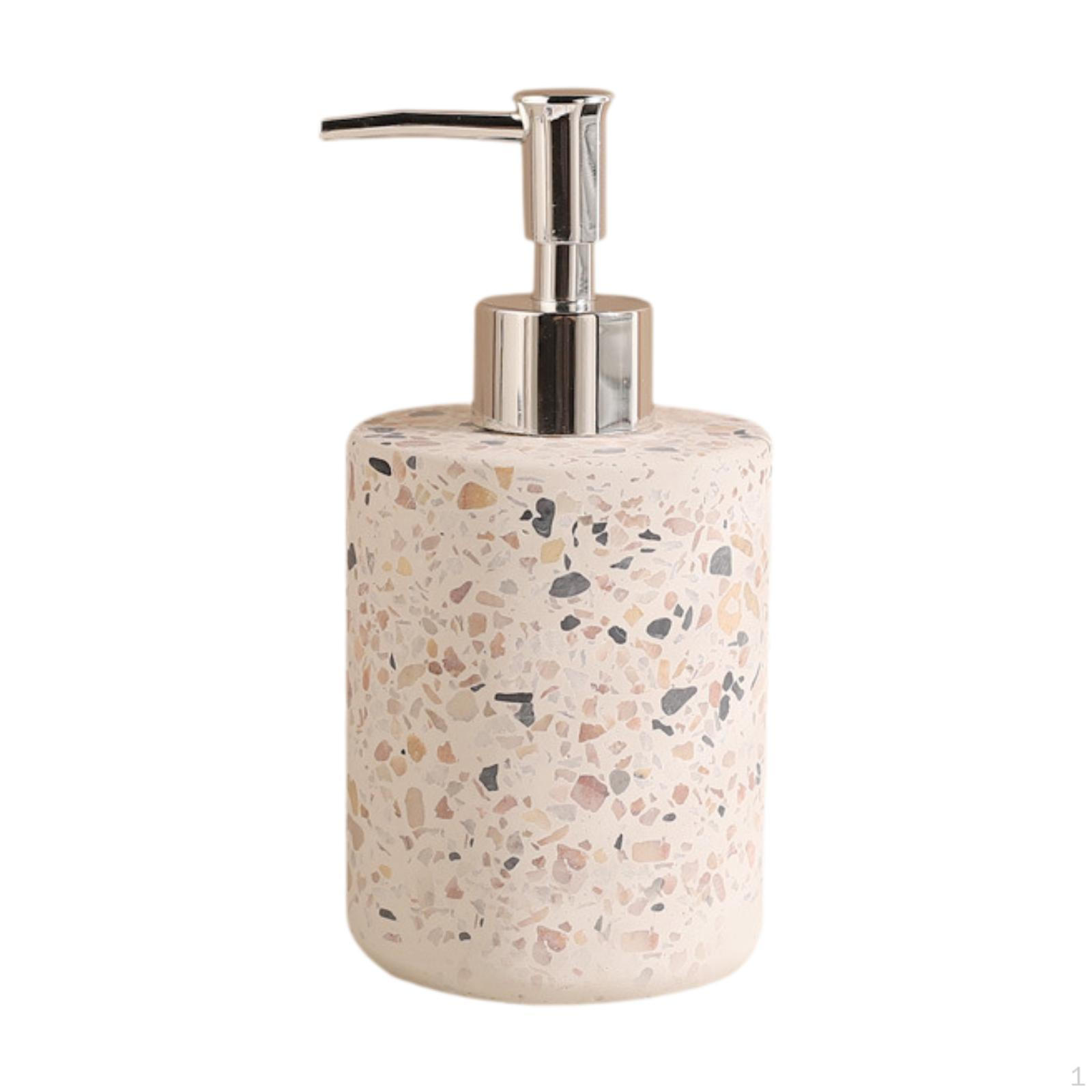 

Диспенсер для жидкого мыла, контейнер для мытья рук, пустая бутылка с насосом для мытья тела Silver pump head