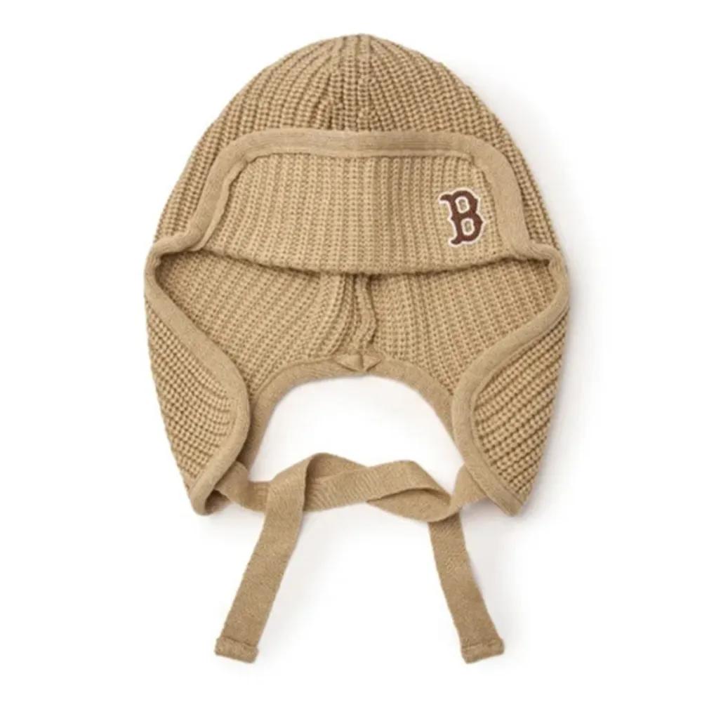 MLB Knit Earflap Beanie A7 3ABNBK146 43CAS 50BKS 1.3ABNBK146 43CAS