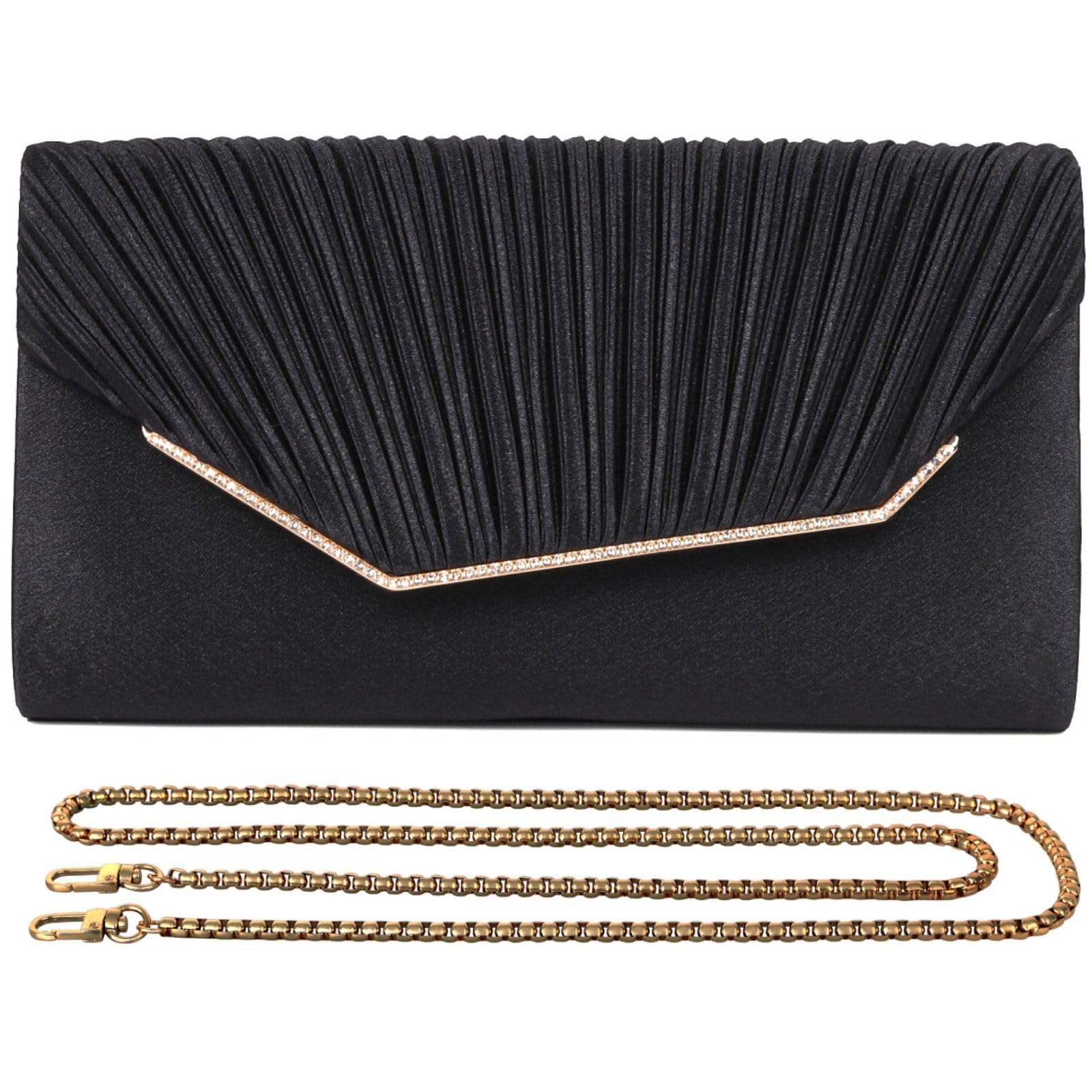 

свадебная сумка-клатч Tigloss для вечеринки, свадебная, формальная [TIGLOSS] [Под контролем планировщика] сумка, сумка, большая, 3 способа ношения, элегантная, сумка, (черный) чёрный