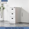 Longchan A4/FC 3-Drawer Metal Filing Cabinet