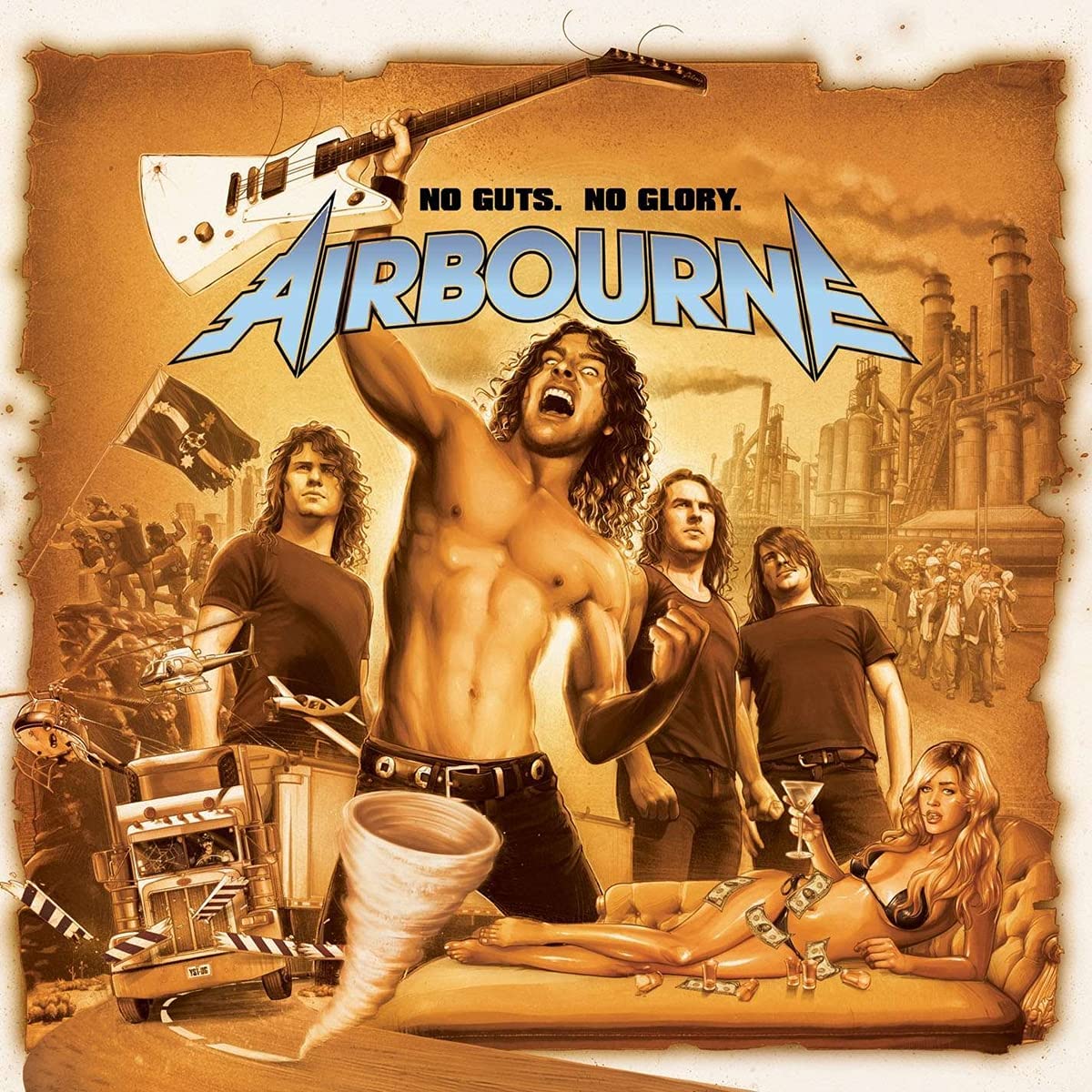 

CD AIRBORNE - Нет кишок - нет славы 1686178742 Roadrunner Japan Music Прочее Б/У