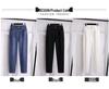 Plus Size High Waist Denim Slimming Dad Pants - Casual and Loose Fit for Women