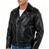 European and American men's PU leather jacket motorcycle jacket slim lapel zipper jacket fashion trend autumn