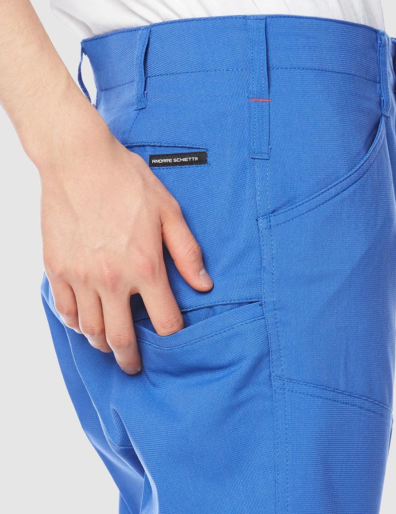 [CO-COS] A-7073 Stretch Slacks, Blue, LL