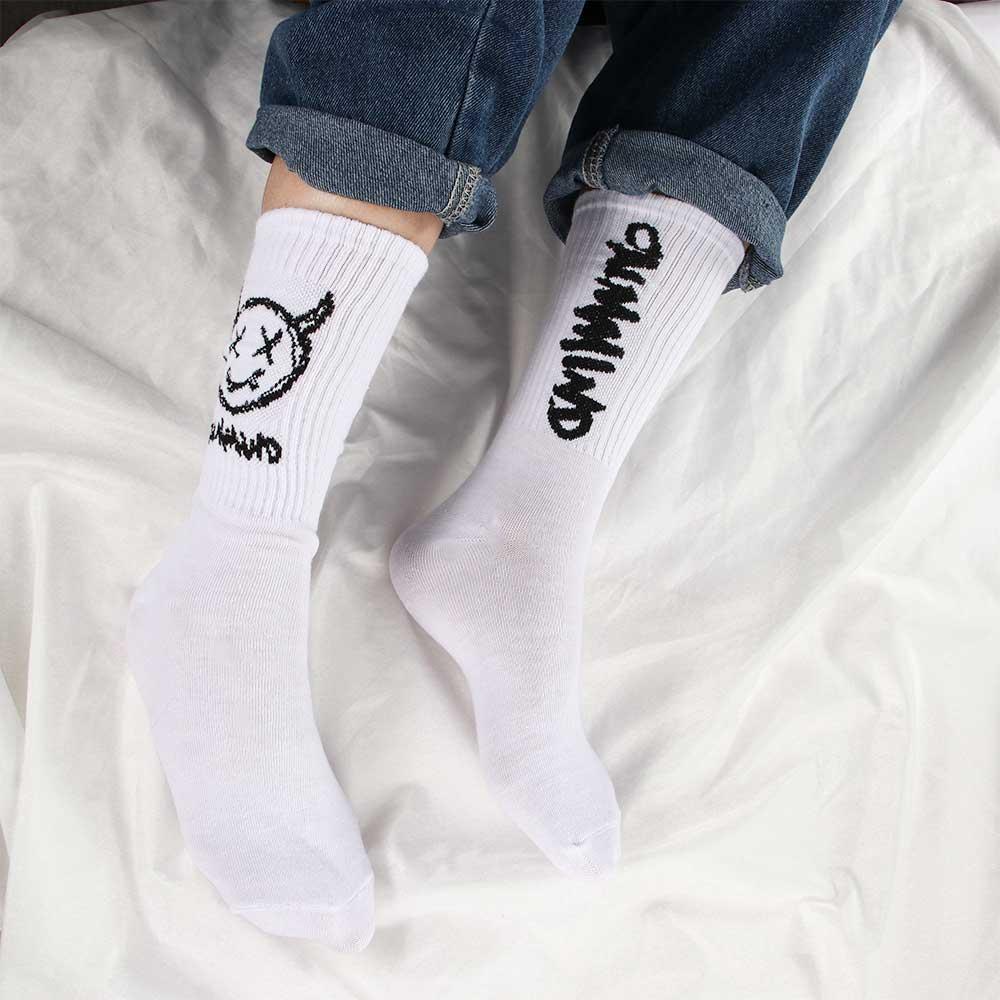 Long Sock Hip Hop Mid Tube Cartoon Street Style Sports Socks Skateboard Socks Unisex Hosiery Cotton