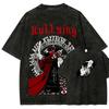 Hot Anmie Hellsing Anime Lover Washed Tshirt Personality Clothes Oversized Unisex Couples Hot Product Streetwear High Quality