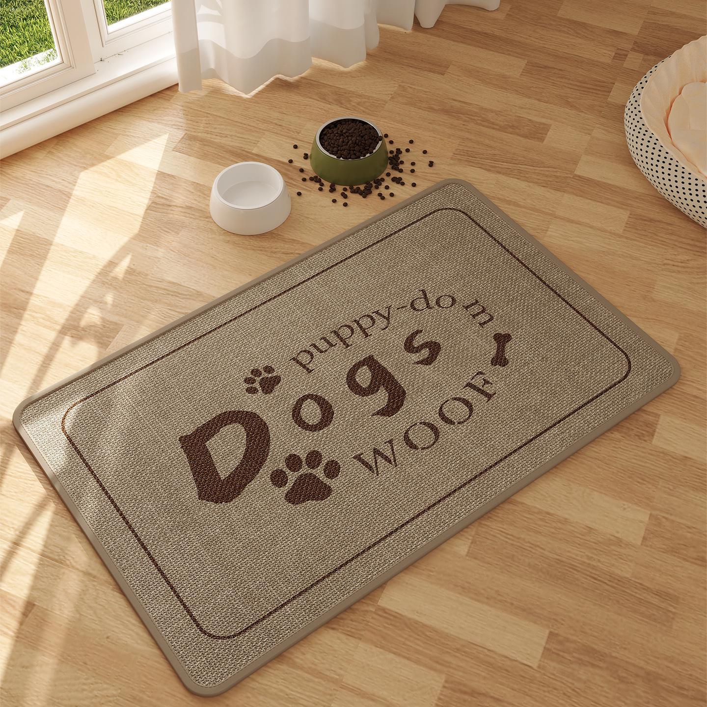 

Pet Quick-Dry Non-Slip Mat: Imitation Linen, Absorbent & Fast-Drying - Ideal for Cats & Dogs, Cages, or Platforms 40 x 60 cm