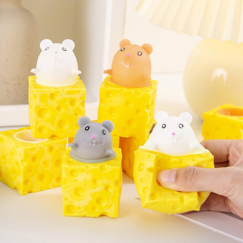 NEW KIDS Squeezing Squirrel Cup Toys Decompression Fidget Antistress Sensory Stress Reliefing Gift For Kids Adults