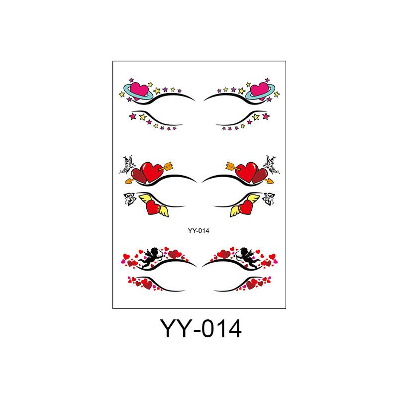 Cross Border Makeup Eyelash Tattoo Stickers Ball Waterproof Sweat Resistant Disposable Eye Simulated