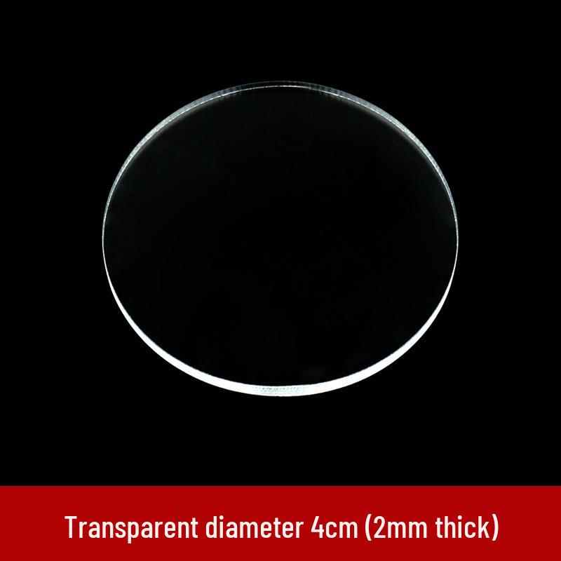 Ultra-light Clay Figure Bases: Round Transparent Acrylic Pads