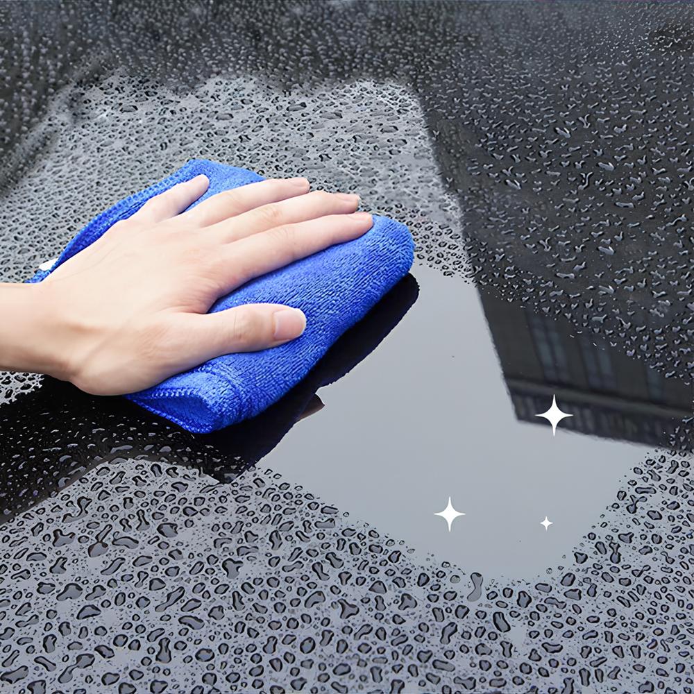 Car-styling Microfiber Cloths Car Wash New Practical Blue Soft Absorbent Wash Cloth Car Auto Care td28 Dropship