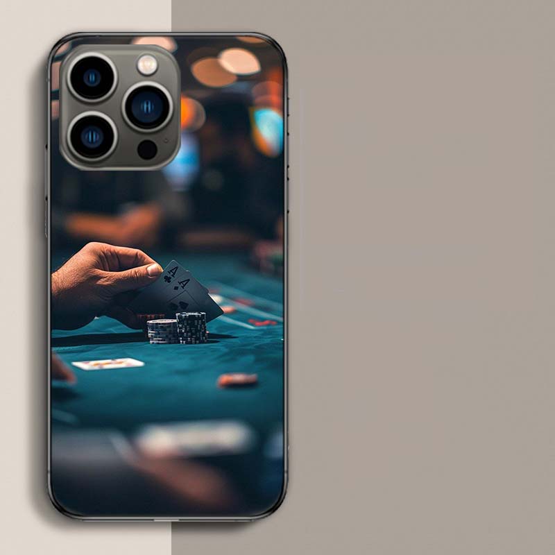 High-Stakes Eleganz Casino Luxe Handyhülle Für Iphone 17 Air 15 Pro 14 Plus 16 Pro Max 12 13 Mini 11 16E X XS Hülle Niedliche Fundas