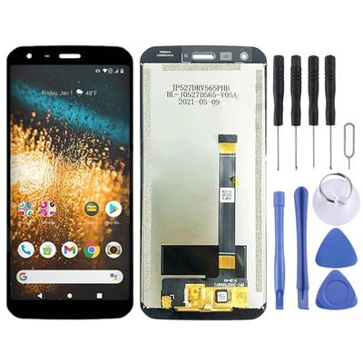 Für CAT S62 LCD-Bildschirm mit Digitizer Vollständige Baugruppe (Schwarz)