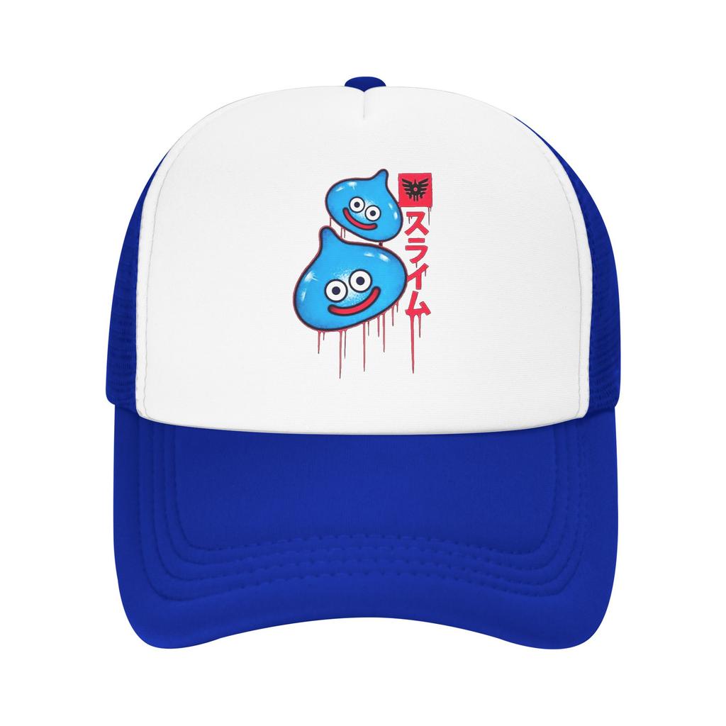 Dragon Quest slime Foam Trucker Hat Unisex Cooling Breathable Mesh Golf Cap Hat Sturdy Sun Hat Adjustbale