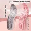 1pair 4D Sport Insoles Soft High Elasticity Shoe Pads Breathable Running Basket Shoe Sole Arch Support Orthopedic Inserts Unisex