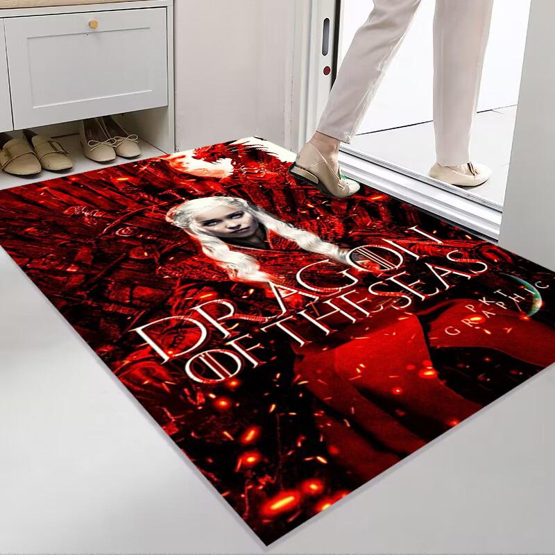 Daenerys's Resolve: Faith Power carpet Living room and bedroom mats Suitable for all seasons Art Doormat Dormitory decoration
