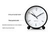 2025 Children's Creative Mute Mini Metal Luminous Alarm Clock - Simple & Compact Bedside/Desk Clock