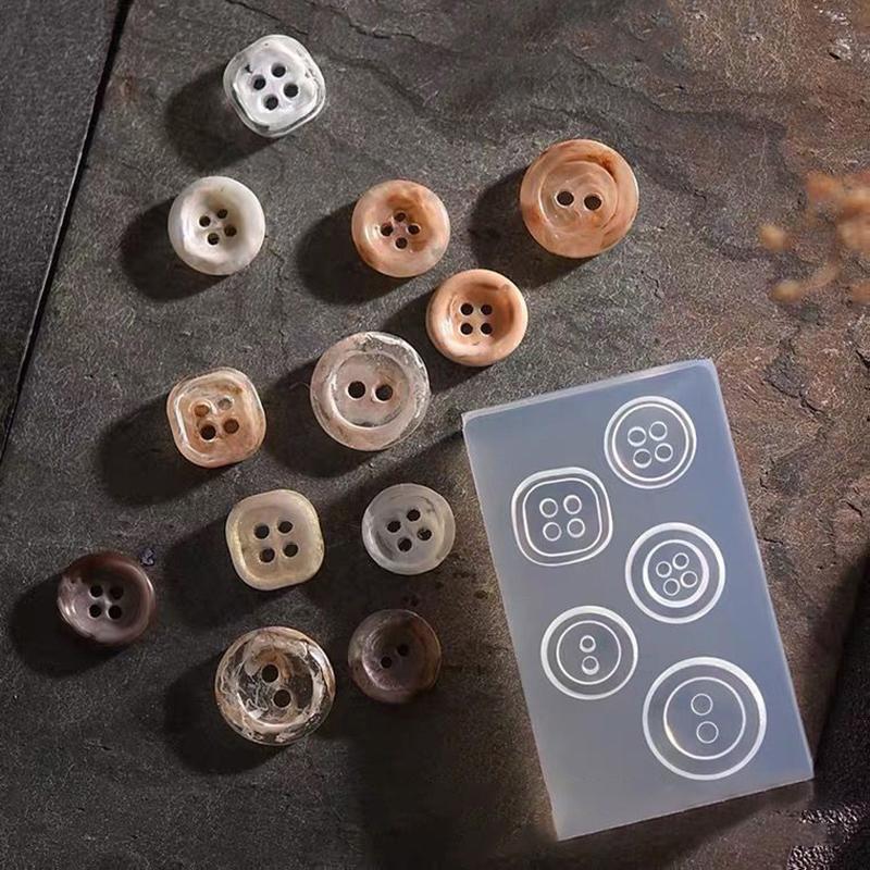 

Симпатичные силиконовые формы в форме пуговиц для нейл-шармов, форма для лепки для украшения ногтей, 3D силиконовые аксессуары для маникюра, сделай сам