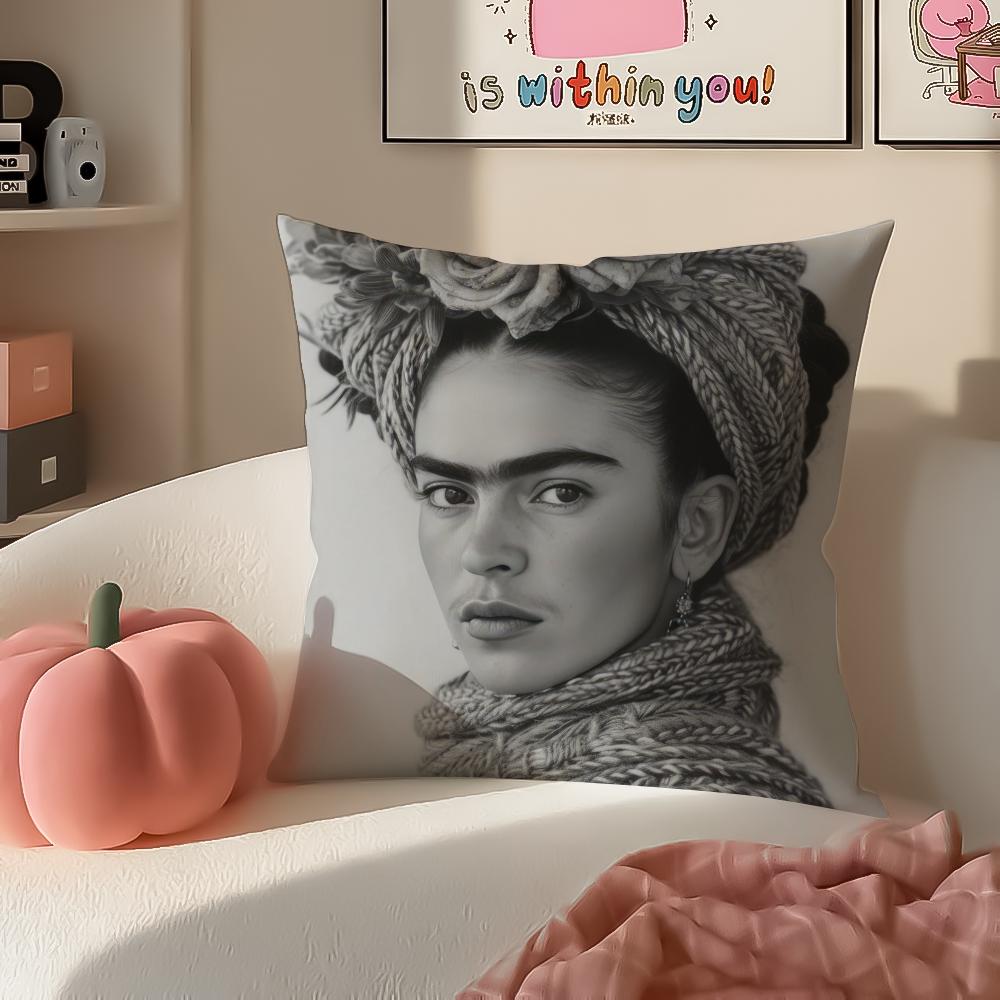 

Artistic Painter FFrida KKahlo Cushion Cover Pillowcase Short Plush Invisible zipper Room Sofa Cushion Cover 30X30cm