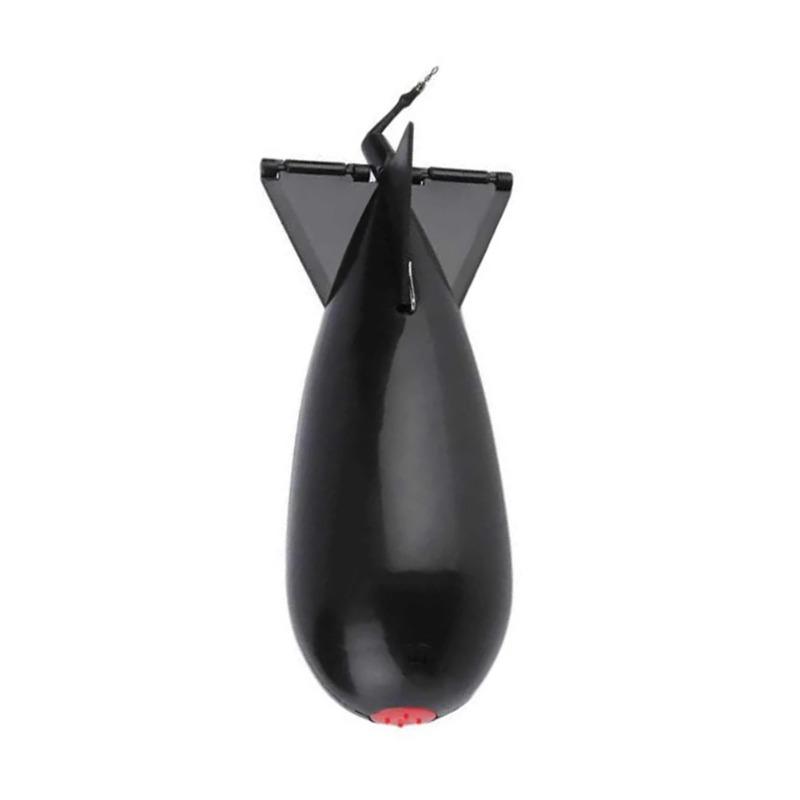 

Carp Fishing Rocket Feeder Spod Bomb Float Bait Holder Spomb Pellet Feeders Position Fishing Tackle Outdoor Accessories 11cm чёрный