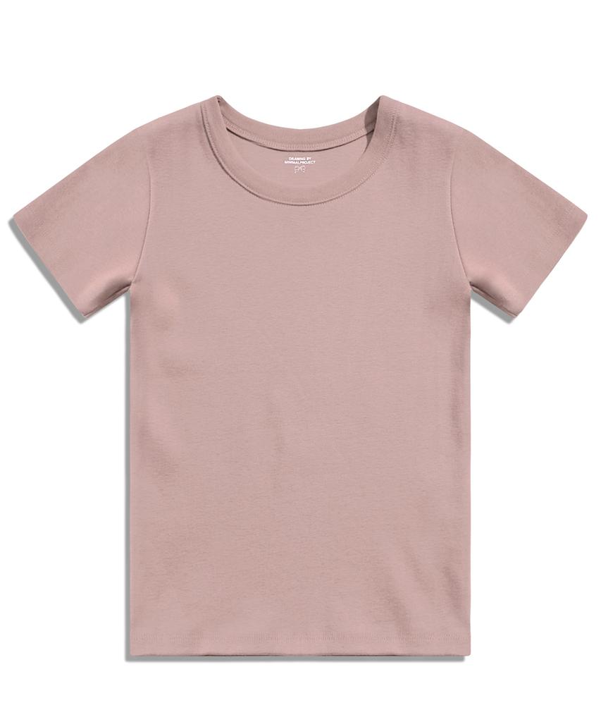MINIMALPROJECT Creamy Day Half T-Shirt Mst191 [Deeppink]
