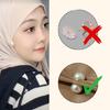 Set mit 12 eleganten magnetischen Hijab-Nadeln Dekorative Schal-Befestiger Imitation Perlen Broschen Schmuck für muslimische Kleidung