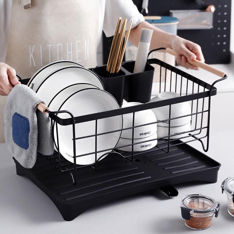 Nordic Foldable Stainless Steel Dish Drying Rack
