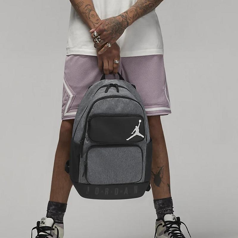 Jordan Large Backpack Carbon Heather Men Streetwear 9A0670-GEH