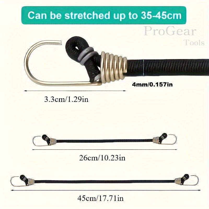 High Elasticity Rubber Rope Luggage Tie Elastic Hook with Adjustable Length for Electric Bicycles and Motorcycles, High Tension Cord for Securing Bags