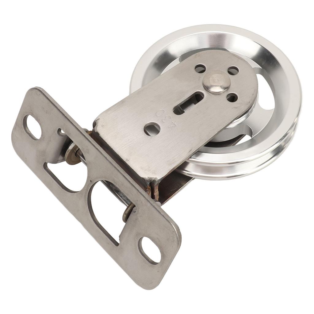 Pulley Wheel Bidirectional Rust Proof Silent Rotation Traction Wheel for Fitness Pulley System Equipment Aluminum