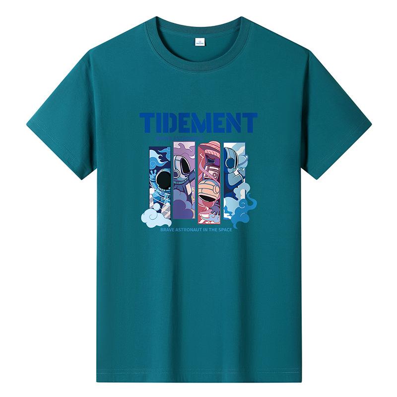 Мужская повседневная футболка из чистого хлопка Big Yards — фото 10