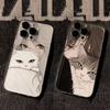 Couple Cat Mobile Phone Case All-inclusive for Apple iPhone15Pro Mobile Phone case/16PRO/14/15/13 XR
